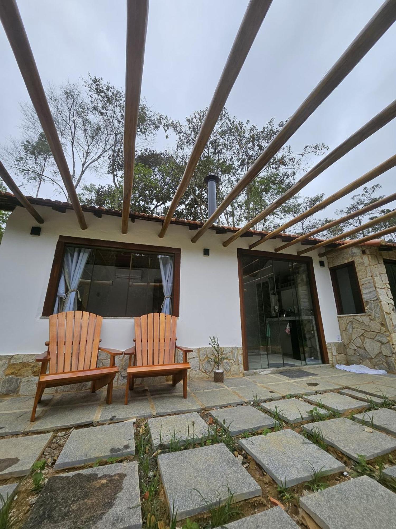 Casa Di Pedra Com Linda Vista Para Natureza - Miguel Pereira Ngoại thất bức ảnh