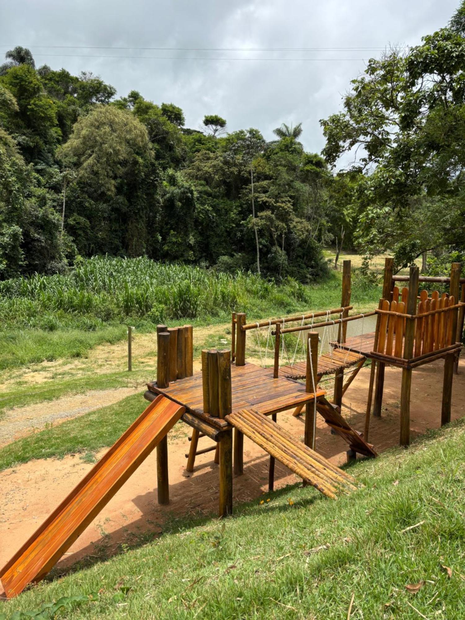 Casa Di Pedra Com Linda Vista Para Natureza - Miguel Pereira Ngoại thất bức ảnh