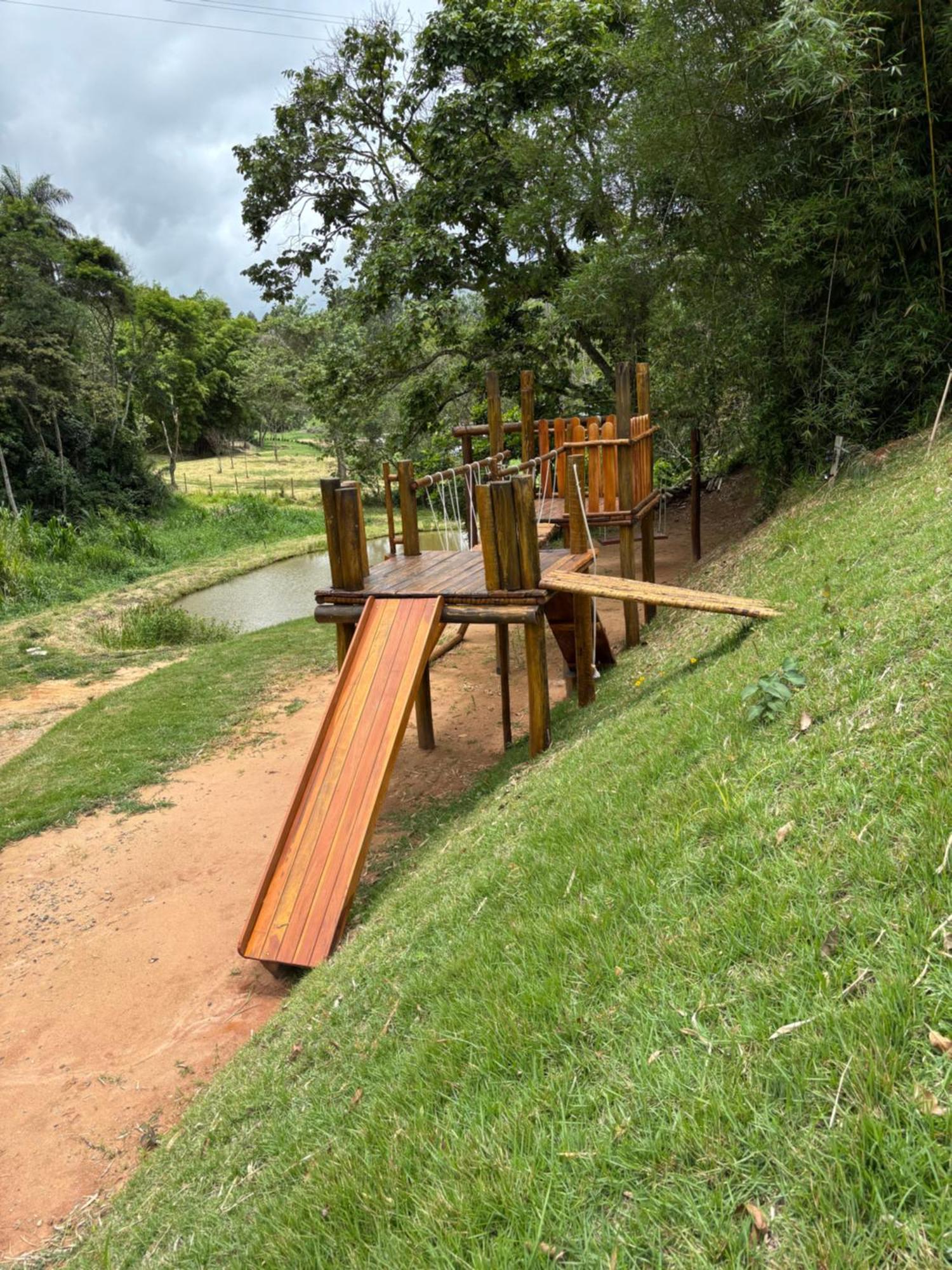 Casa Di Pedra Com Linda Vista Para Natureza - Miguel Pereira Ngoại thất bức ảnh